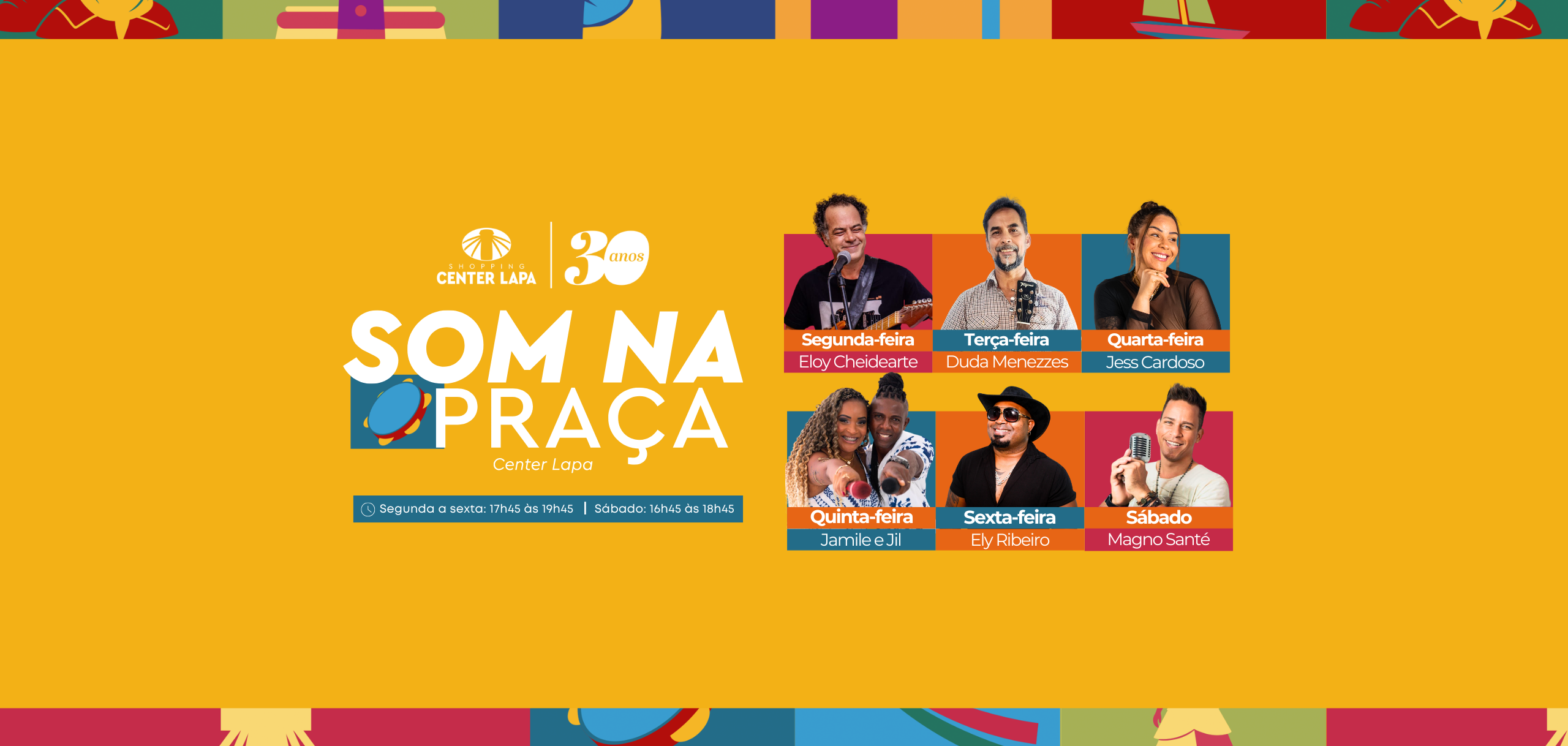 Banner no Shopping Center Lapa