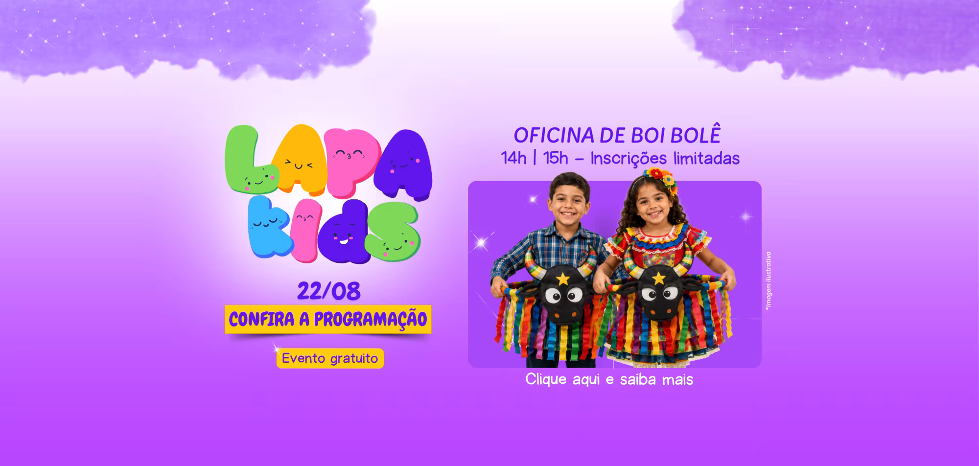 Banner no Shopping Center Lapa