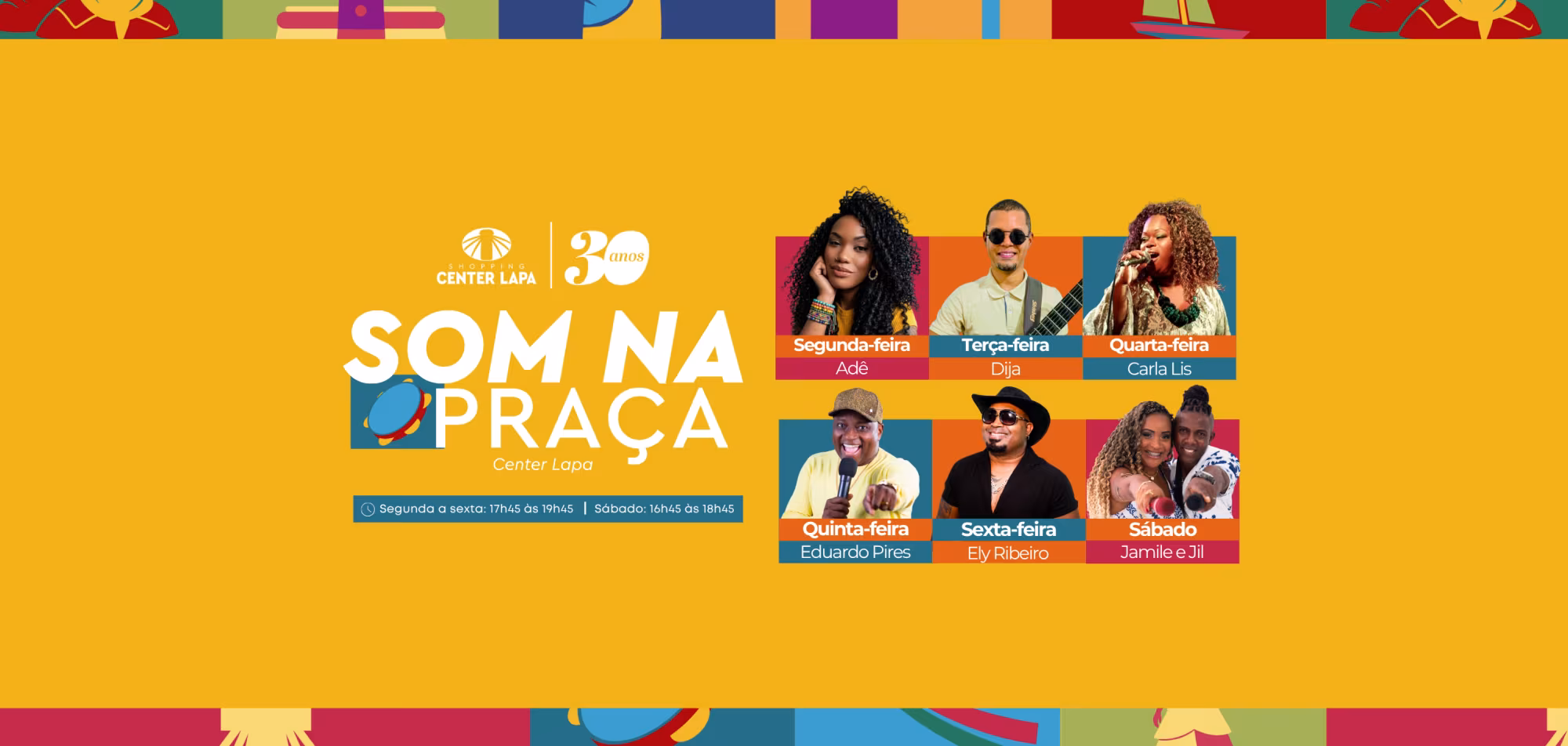 Banner no Shopping Center Lapa