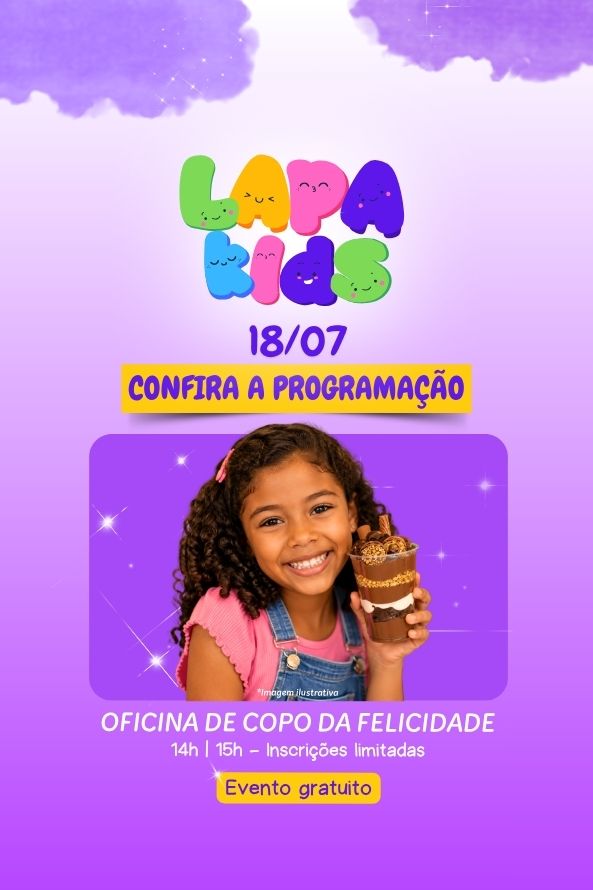 Oficina de copo da felicidade