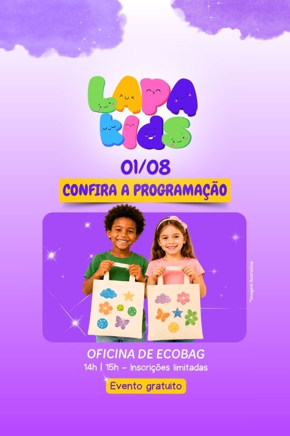 Oficina de ecobag no Shopping Center Lapa