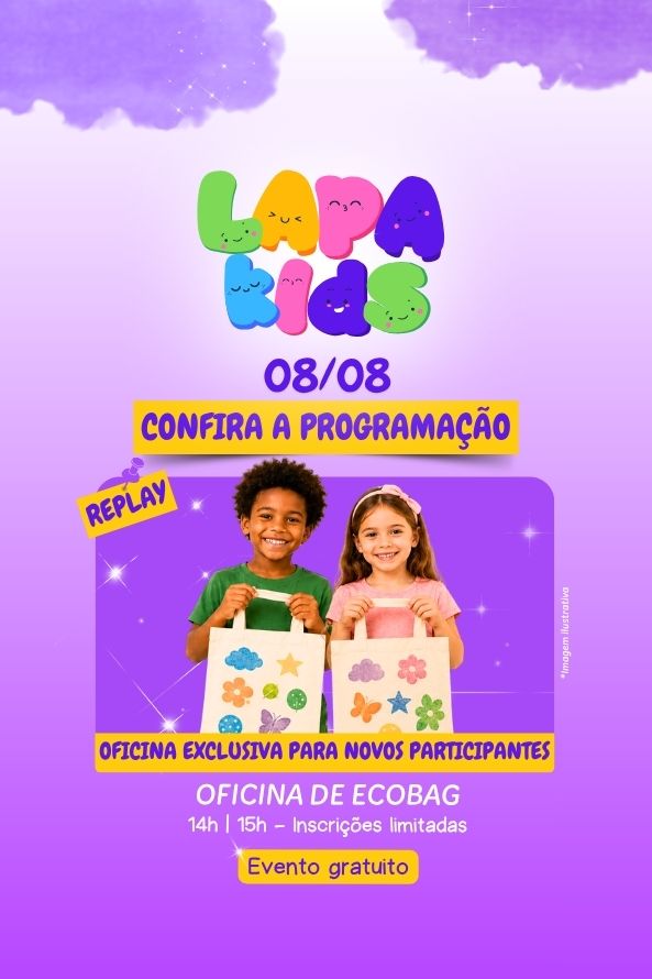 Replay Oficina de Ecobag no Shopping Center Lapa
