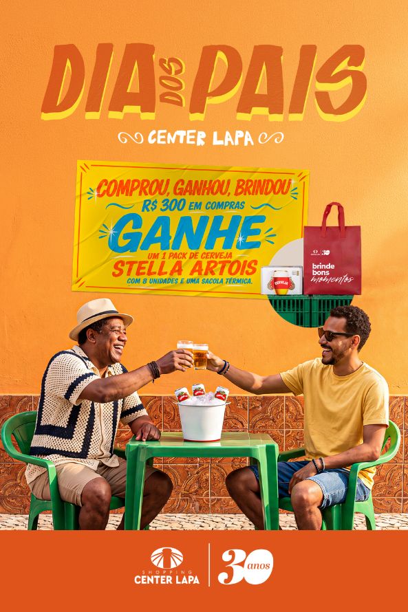 Brinde com Painho – Comprou, ganhou, brindou! no Shopping Center Lapa