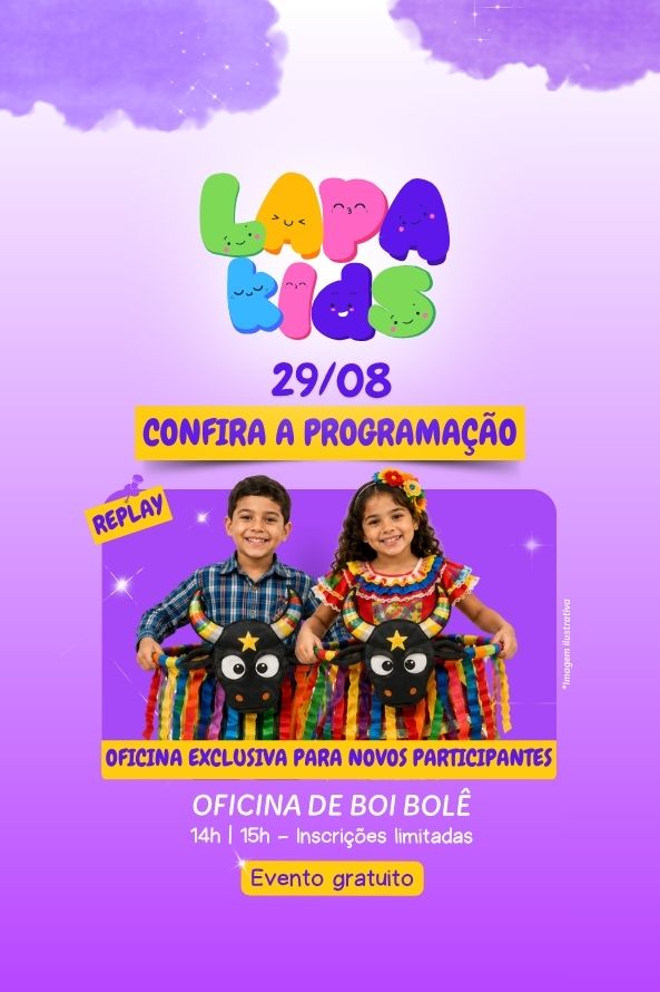 Replay Oficina de Boi Bolê no Shopping Center Lapa