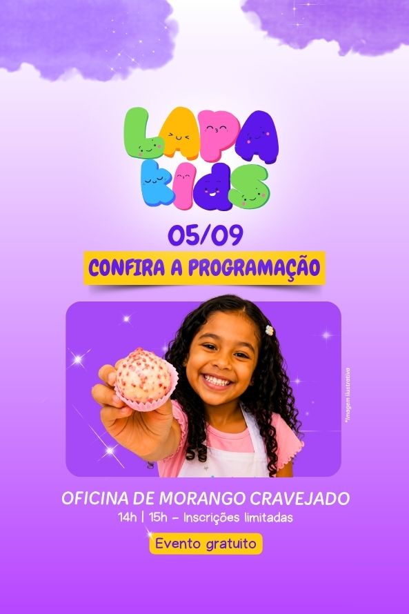 Oficina de Morango Cravejado no Shopping Center Lapa