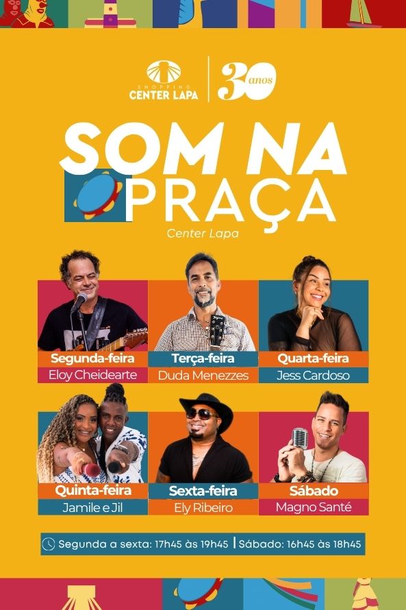 Som na Praça - Agosto no Shopping Center Lapa