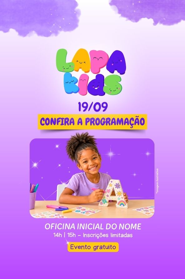 Oficina Inicial do Nome no Shopping Center Lapa